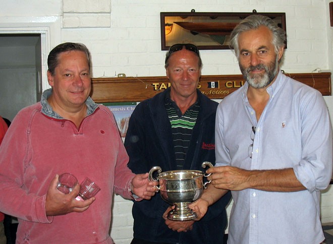 Phil Preston, Martin Hunter and Steve Bartlett with the Yates Cup - Yates Cup 2011 © SW